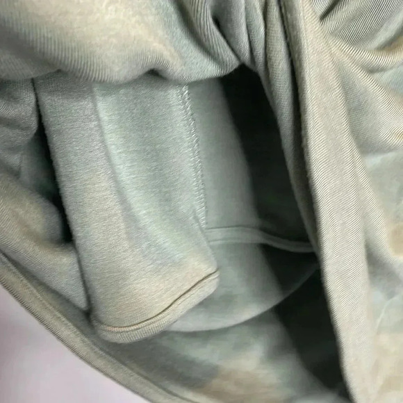 Rebecca Taylor Green Ruched TShirt Dress with lining - Picture 11 of 13